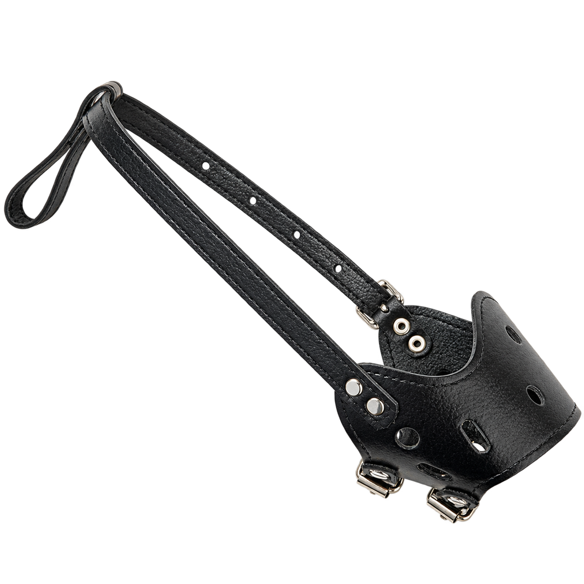 Adjustable Small Dog Muzzle — isolated product on a transparent background