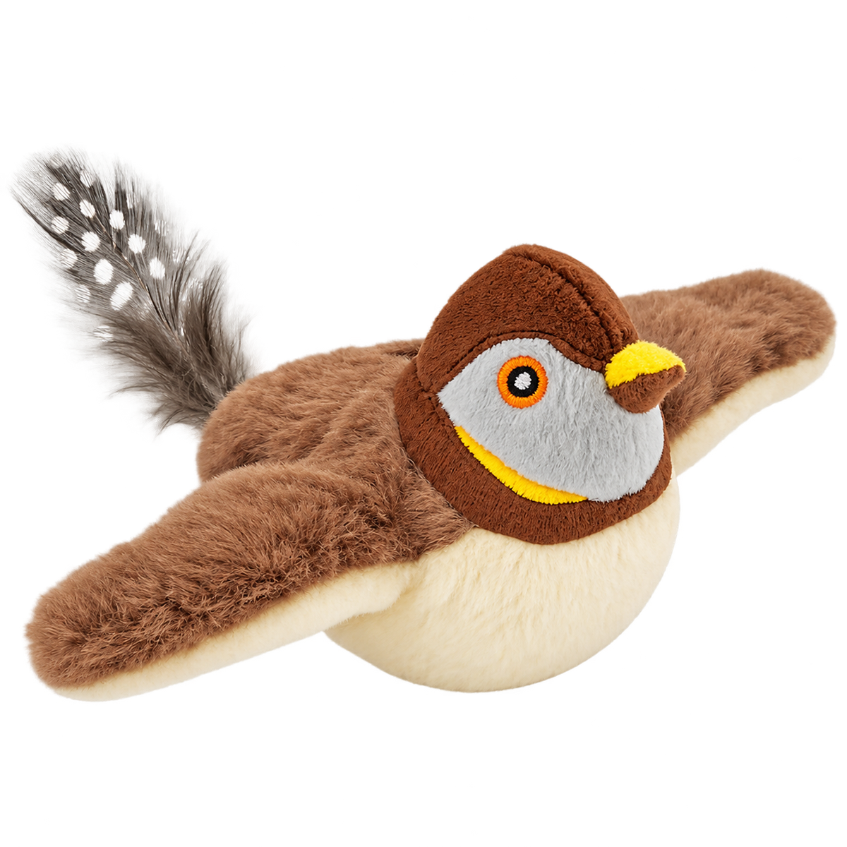 Chirping Sparrow Cat Toy — isolated product on a transparent background