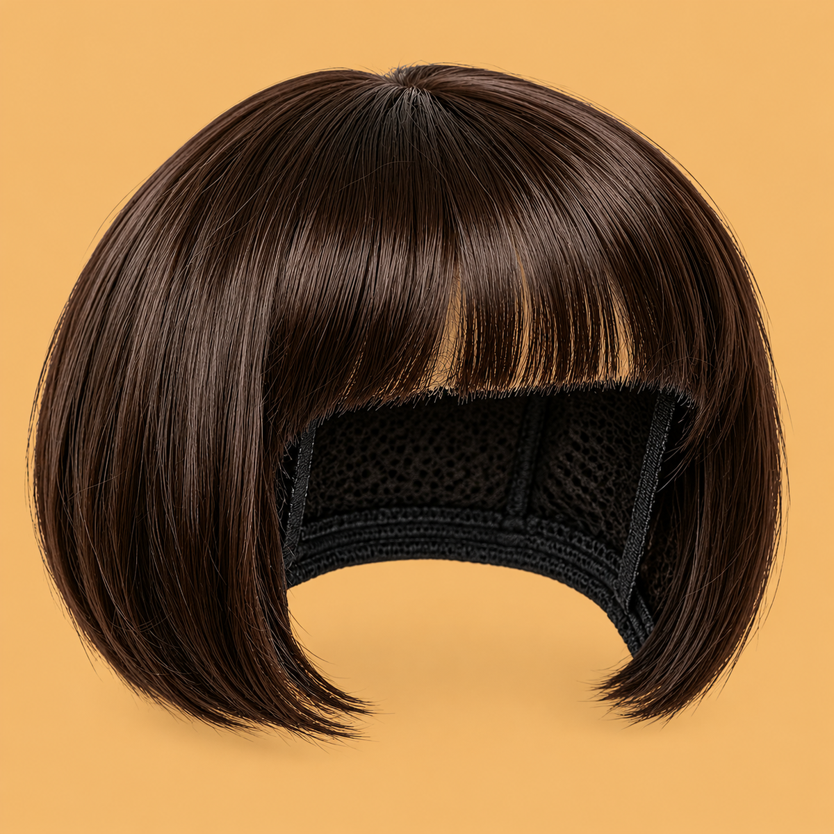 Christmas & Halloween Pet Costume Wig — isolated product on a warm peach background