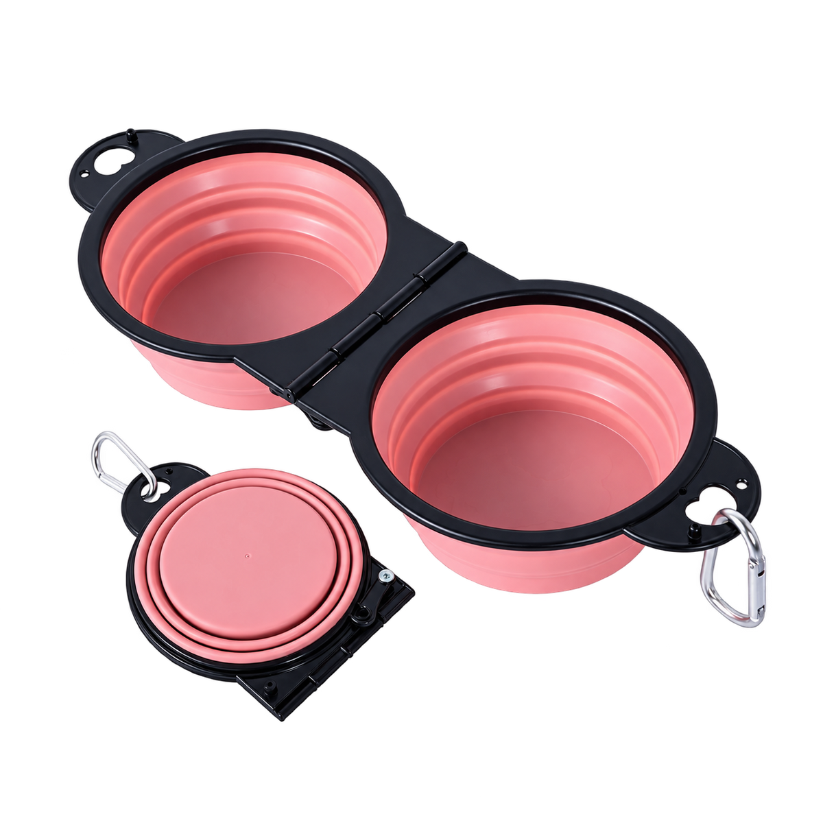 Collapsible Travel Bowl Duo — isolated product on a transparent background