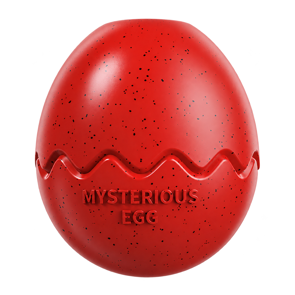 Dinosaur Egg Dog Treat Toy — isolated product on a transparent background