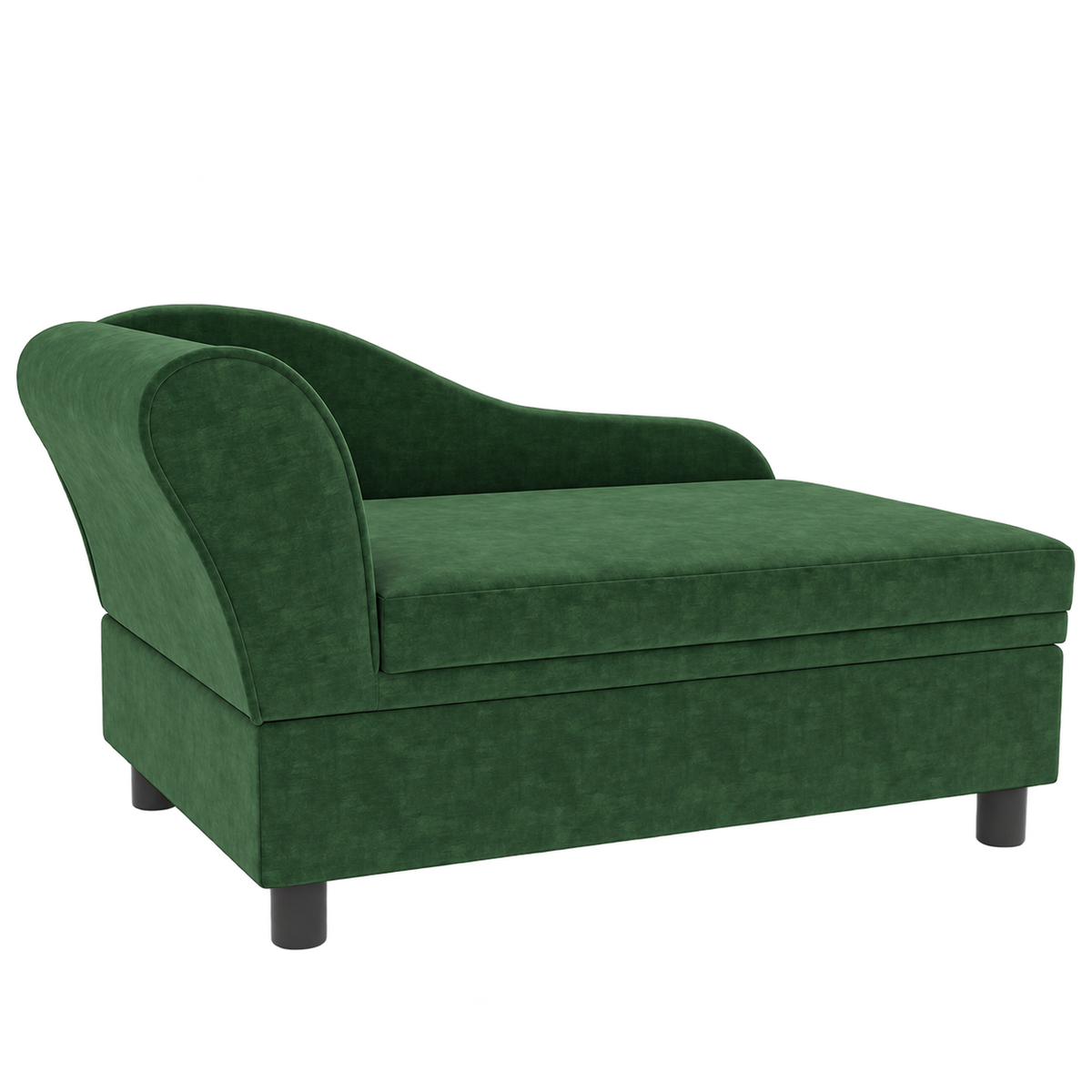 Green Storage Pet Sofa isolated on transparent background