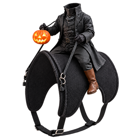 Headless Horseman Resin Figure — isolated product on a transparent background