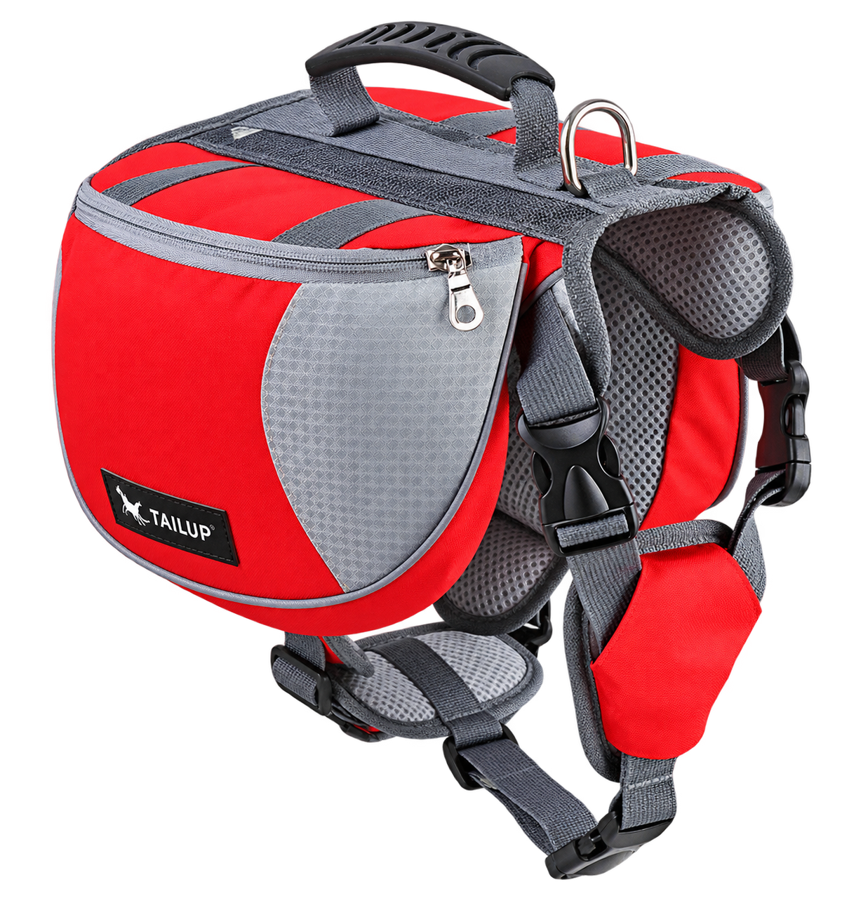 Outdoor Pet Harness with Backpack — isolated product on a transparent background