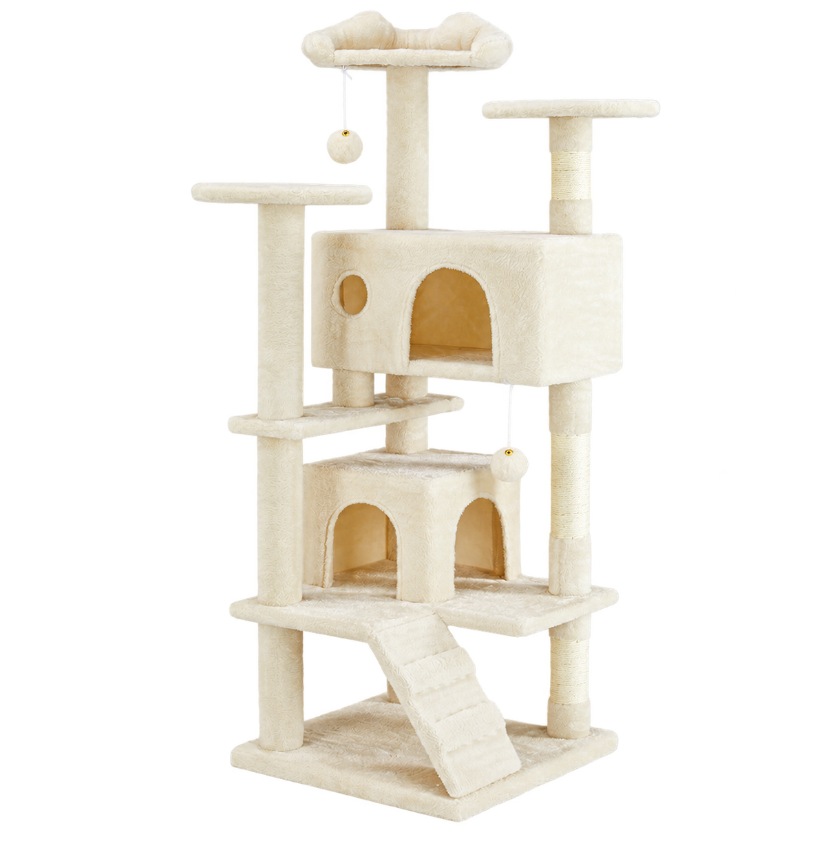 Perch Cat Tower 54 Inch — isolated product on a transparent background