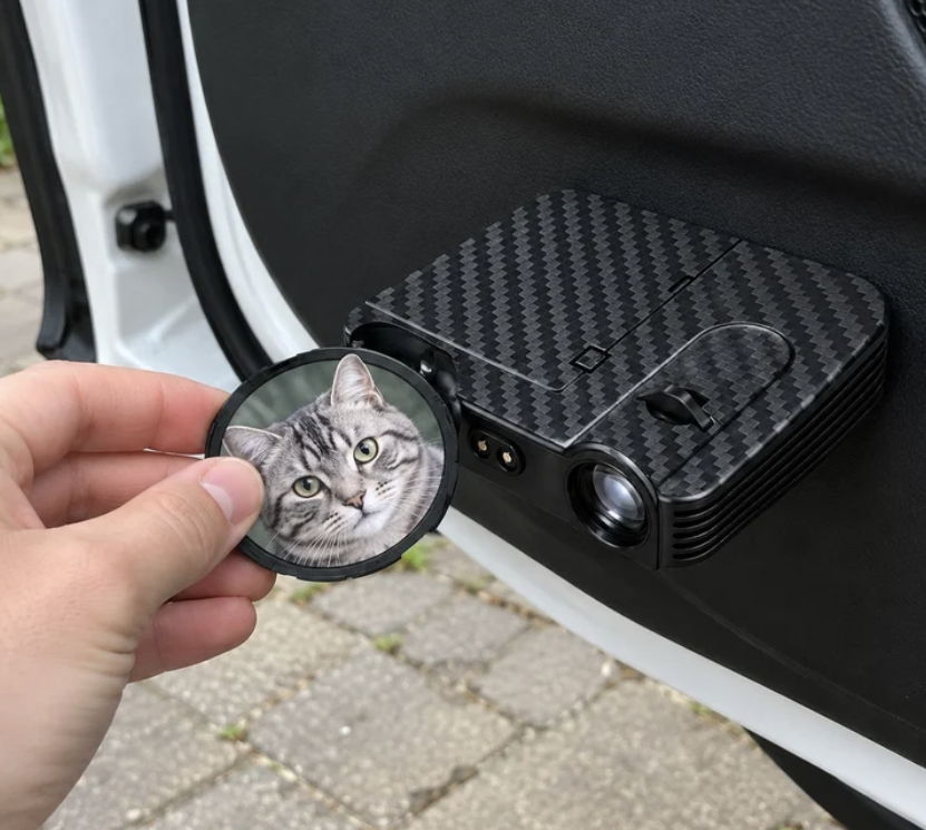 Custom Pet Car Door Lights