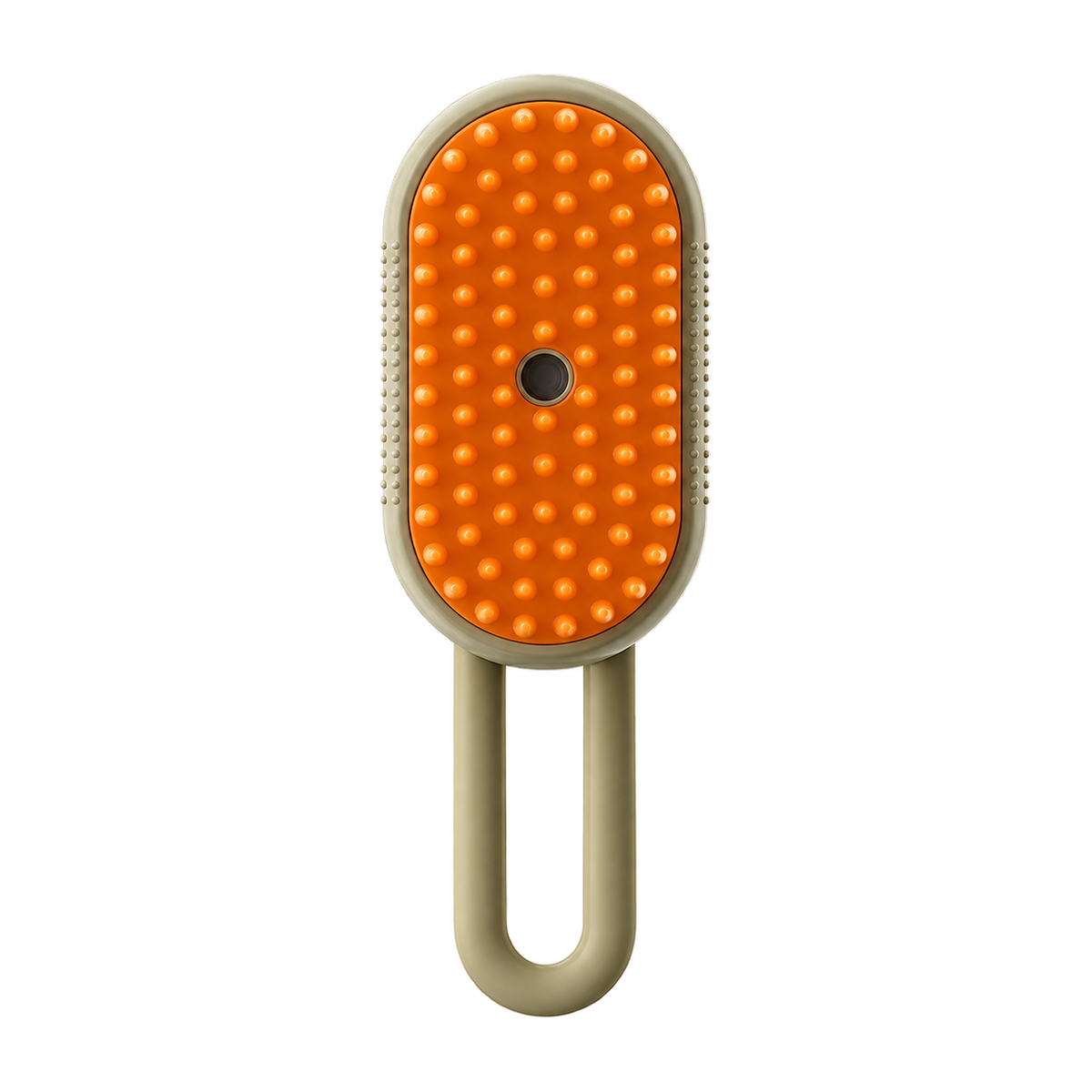 Rechargeable Pet Steam Brush — isolated product on a transparent background