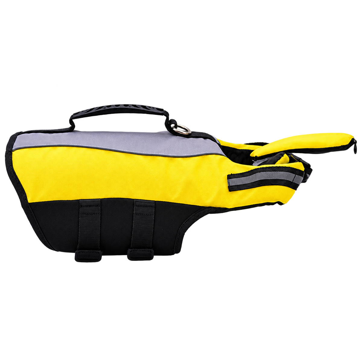 Reflective Air-Cushion Dog Life Jacket — isolated product on a transparent background