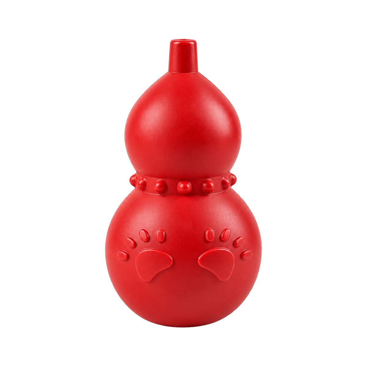 Rubber Squeaky Dog Toy — isolated product on a transparent background