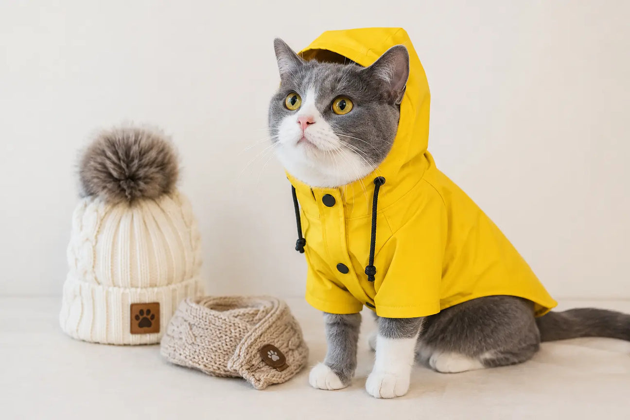 Cats-Winter-Rain-Gear David's Pet Boutique