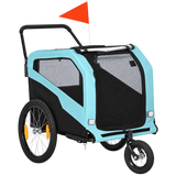 2-in-1 Dog Trailer & Stroller — isolated product on a transparent background