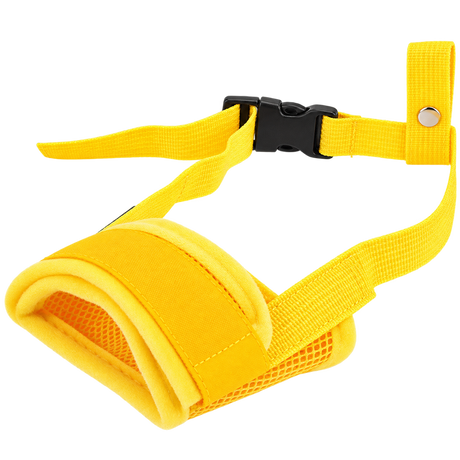 Adjustable Canvas Dog Muzzle — isolated product on a transparent background