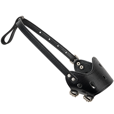 Adjustable Small Dog Muzzle — isolated product on a transparent background