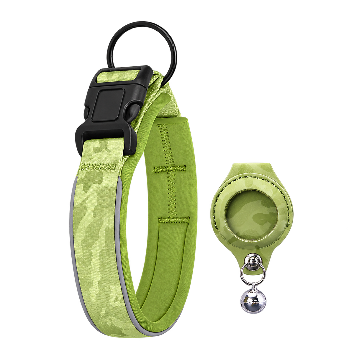 AirTag Collar & Holder — isolated product on a transparent background