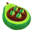 Avocado Plush Stuffed Toy for Pets — isolated product on a transparent background