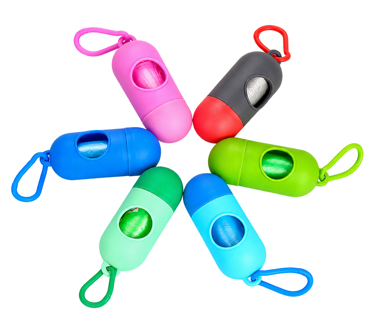 Biodegradable Dog Waste Bags — isolated product on a transparent background