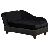 Black Storage Dog Sofa isolated on transparent background