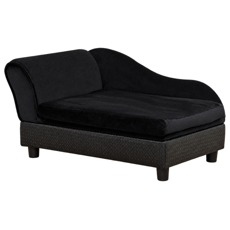Black Storage Dog Sofa isolated on transparent background