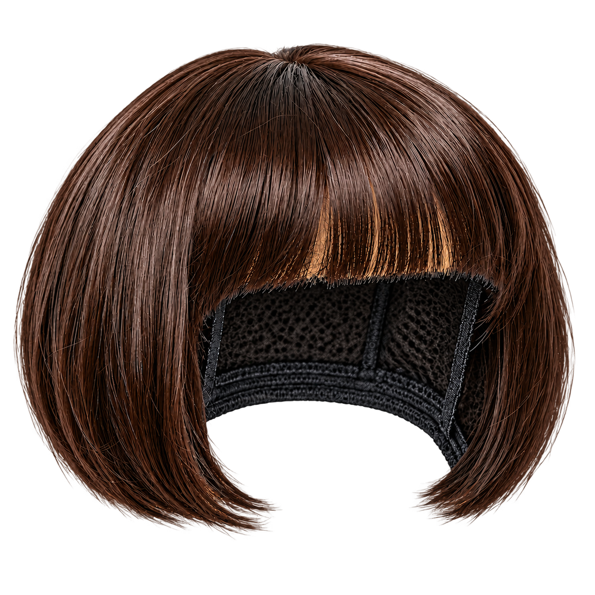 Bob-Style Pet Wig — isolated product on a transparent background