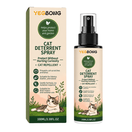 Botanical Cat Deterrent Spray — isolated product on a transparent background