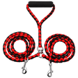 Braided Round Rope Dog Leash — isolated product on a transparent background