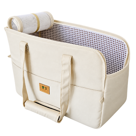 Breathable Crossbody Pet Carrier Bag — isolated product on a transparent background