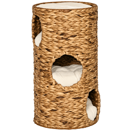 Cat Hideaway Tower 3-Tier — isolated product on a transparent background