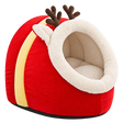 Christmas Cotton Pet Nest isolated on transparent background