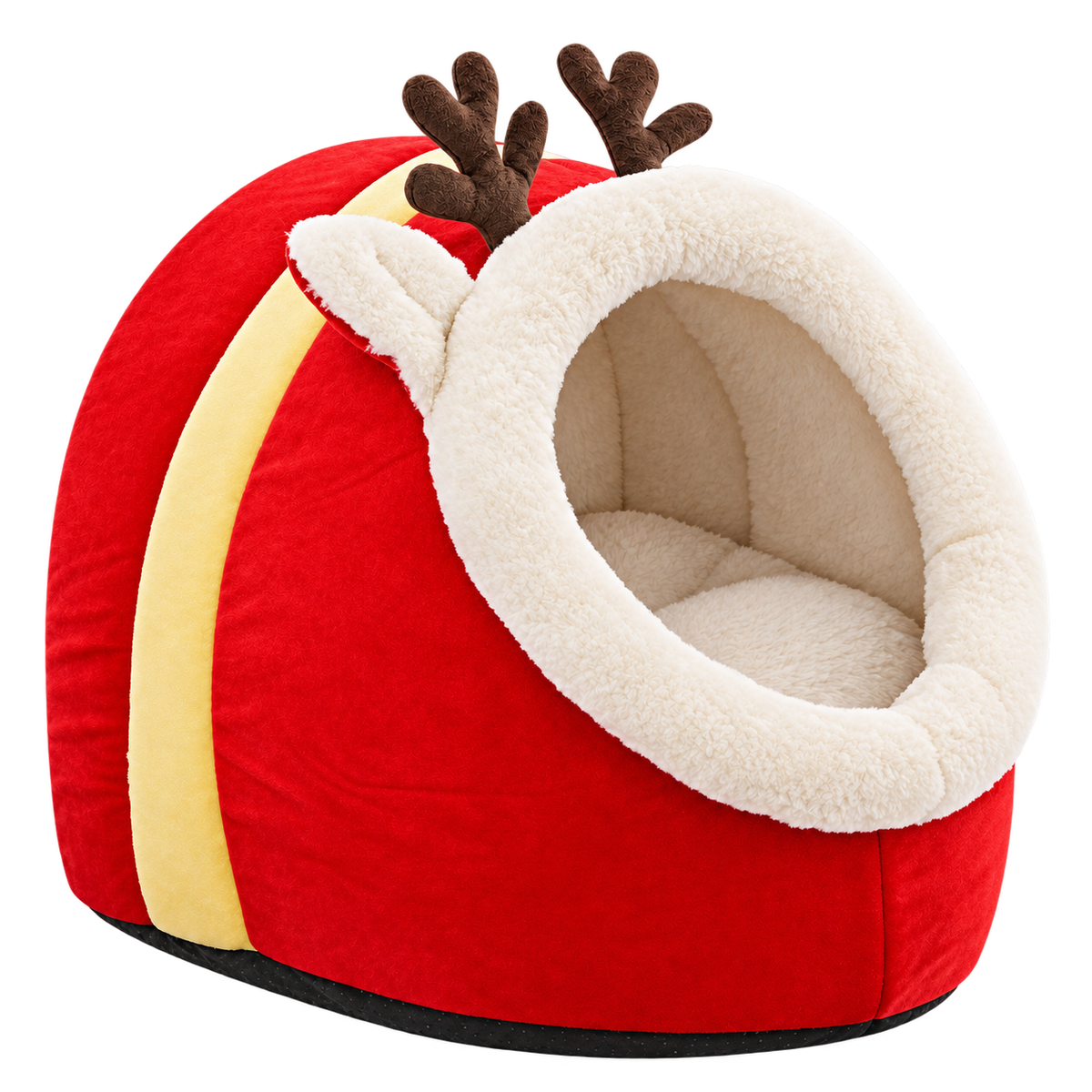 Christmas Cotton Pet Nest isolated on transparent background
