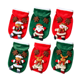 Christmas Flannel Pet Costume — isolated product on a transparent background