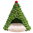 Christmas Tree Cat Nest Kit isolated on transparent background