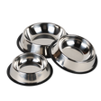 Classic Stainless Steel Pet Bowl — isolated product on a transparent background
