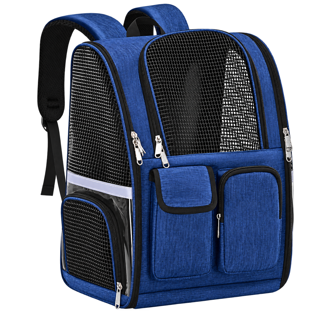 Clear Pet Carrier Backpack — isolated product on a transparent background