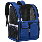 Clear Pet Carrier Backpack — isolated product on a transparent background