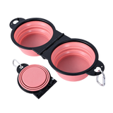 Collapsible Travel Bowl Duo — isolated product on a transparent background