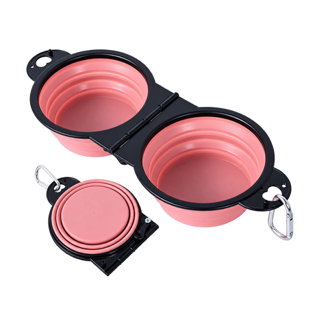 Collapsible Travel Bowl Duo — isolated product on a transparent background