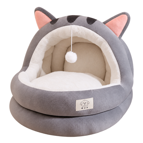 Cosy Cat Cave isolated on transparent background