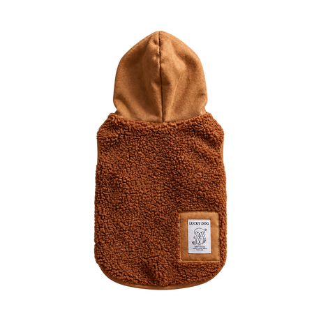 Cosy Hooded Dog Vest — isolated product on a transparent background