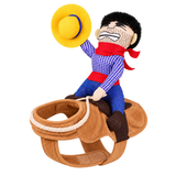 Cowboy Rider Dog Costume — isolated product on a transparent background