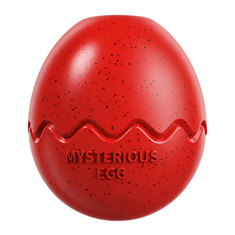 Dinosaur Egg Dog Treat Toy — isolated product on a transparent background