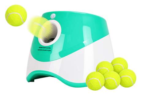 Dog Ball Launcher 6-Ball Set — isolated product on a transparent background