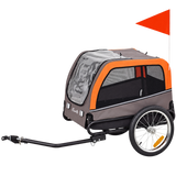 Dual-Entry Dog Bike Trailer — isolated product on a transparent background