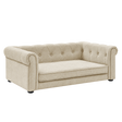 Elevated Dog Lounge Sofa isolated on transparent background