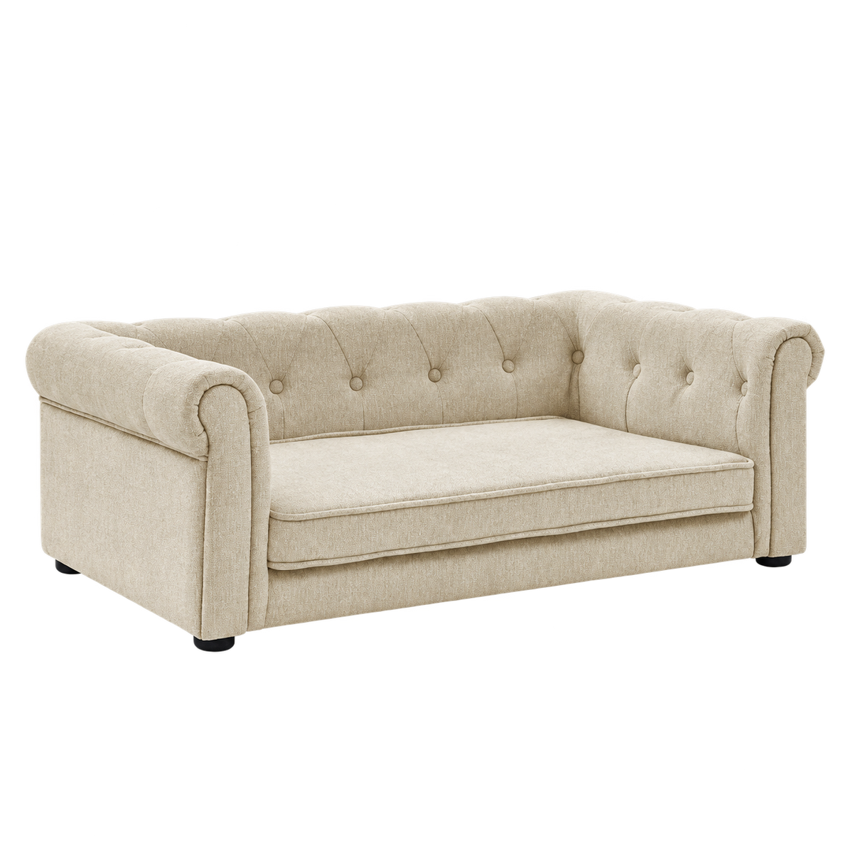 Elevated Dog Lounge Sofa isolated on transparent background