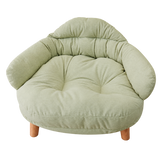 Elevated Wooden Cat Bed isolated on transparent background