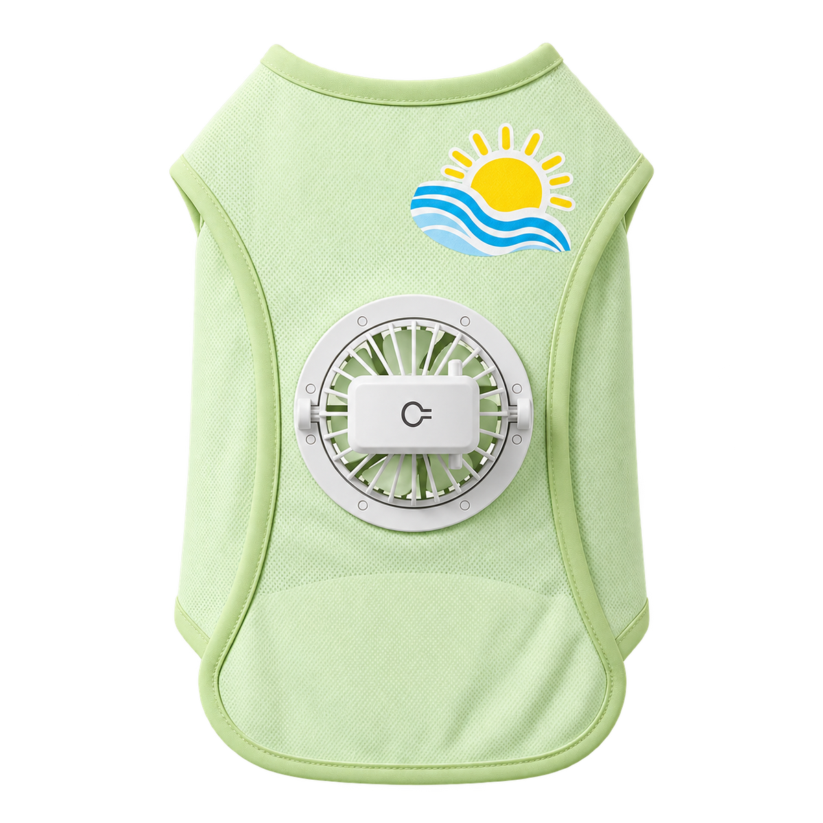 Fan-Cooled Dog Vest — isolated product on a transparent background