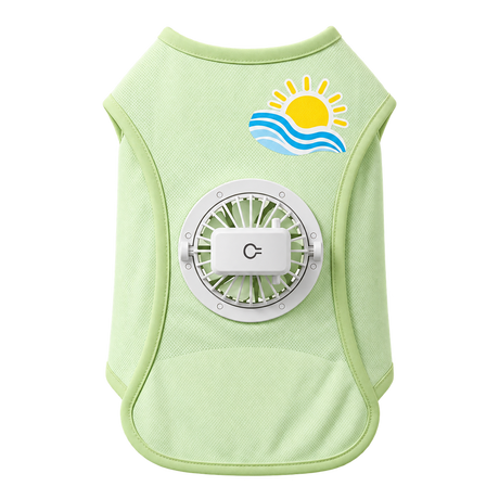 Fan-Cooled Dog Vest — isolated product on a transparent background