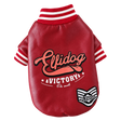 Faux Leather Dog Jacket — isolated product on a transparent background