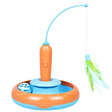 Feather Track Cat Toy — isolated product on a transparent background