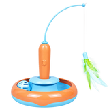 Feather Track Cat Toy — isolated product on a transparent background